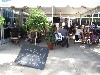 The terrace at Grammercy Bistro was busy.