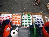 Cups of paint ready for an army of volunteers.