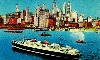 Busy New York Harbor.