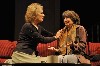 Edna and Agnes share a cry.