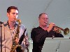 Brandon and trumpet player Alex Norris.