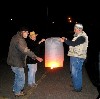 The paper lanterns soared over North Adams.