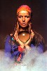 The model Veruschka contemplates a crystal ball. Images courtesy estate of Don Snyder.