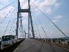First suspension bridge over Mekong River