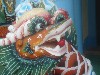 Dragon column head