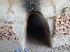 Mud oven for baking bricks
