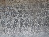 Marching Khmer warriors