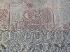 Bas-relief of attendants and ruler