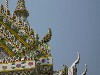 Detail of ceramic work adorning Wat Phra Kaeo