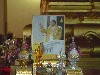 Altar with King&rsquo;s picture
