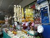 Jasmine garlands in flower market