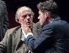 Christopher Lloyd as Willy Loman and Markus Potter as Biff in the Restaurant scene