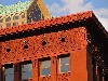 Decorative detail of the cornice.