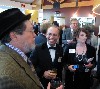 Tony and his wife interact with Robert Lohbauer.