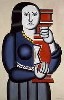 This painting by Leger conflates cubism with a machine aesthetic.
