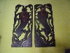 Pair of carved panels as wall decor at my hosts&rsquo; house