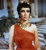 The youthful Taylor certainly looked the part of Cleopatra.