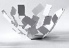 Scirroco Bowl in stainless steel by Mario Trimarchi
