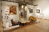 Interior gallery view of period object and part of the Lane Collection.