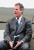 Brown exhibits a bit of tongue in chic.