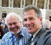 Senator Brown insisted on taking a picture of us together. Brown photo.