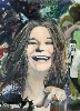 The collage like paintings by Betsyann Duval at Bromfield were crudely painted.