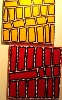 Two canvases, two colors.