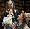 Valere (Mark Rylance) appears to tease his potential collaborator played with restraint by David Hyde Pierce..