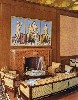 The Ziegler painting installed above the mantle of Hitler&rsquo;s apartment.