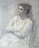 The familiar Woman in White by Picasso.