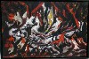Flame by Pollock 1934-38 reveals the influence of Siqueiros.