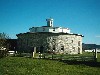 The landmark round barn.