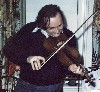 In later years playing the violin.