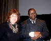With the artist Isaac Julien during a Williams symposium.