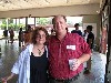 During the North Adams opening with fellow WCMA administrator John Stomberg.