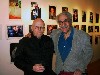 Laffoley and Arnold Trachtman at the opening of my NESAD retrospective.