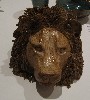 A gold medal winning ceramic Lion’s Head by Zora Shaw.