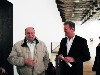 The Mayor Dick Alcombright with Mass MoCA&rsquo;s Joe Thompson.