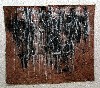 An unstretched gold medal winning canvas by Hana Kostis.