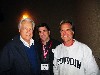 Osborne with WFF board president Joe Finnegan and the artist Stephen Hannock.