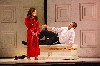 Roman Emperor Claudio (Bass-Baritone Christian Van Horn) tries to seduce Poppea (Soprano Kathleen Kim). P