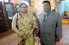 Mme. Daisy Ahmed and curator Rafique Sulayman