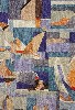 Furnishing Textile, Linen, plain weave, hand-screen printed, 1939