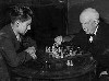 Toward the end of his life, about the time Strauss wrote Capriccio, he plays chess with his grandson.