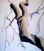 Hanging Suspended 2008-2010 Acrylic, 42 x 46”