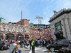 Approaching Fenway Park.
