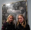 Lester&rsquo;s grand daughters Julia (left) and Stephanie deTroy show a family resemblance.