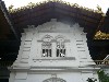 Colonial villa with overhanging roof