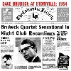 Taylor recorded tracks for the later Columbia album of Brubeck at Storyville.