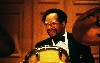 Boston drummer Al Dawson backed visiting jazz musicians. Giuliano photo.